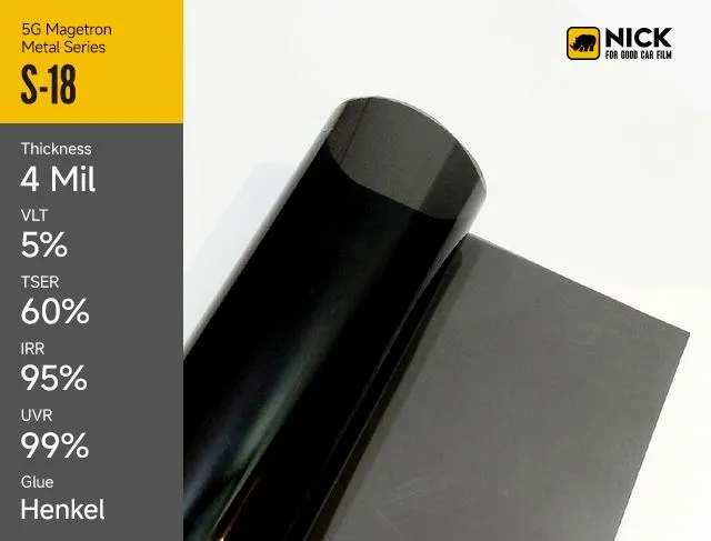 Esplora la pellicola Smetallic Tint e la pellicola metallizzata per vetri per la massima protezione dell'auto