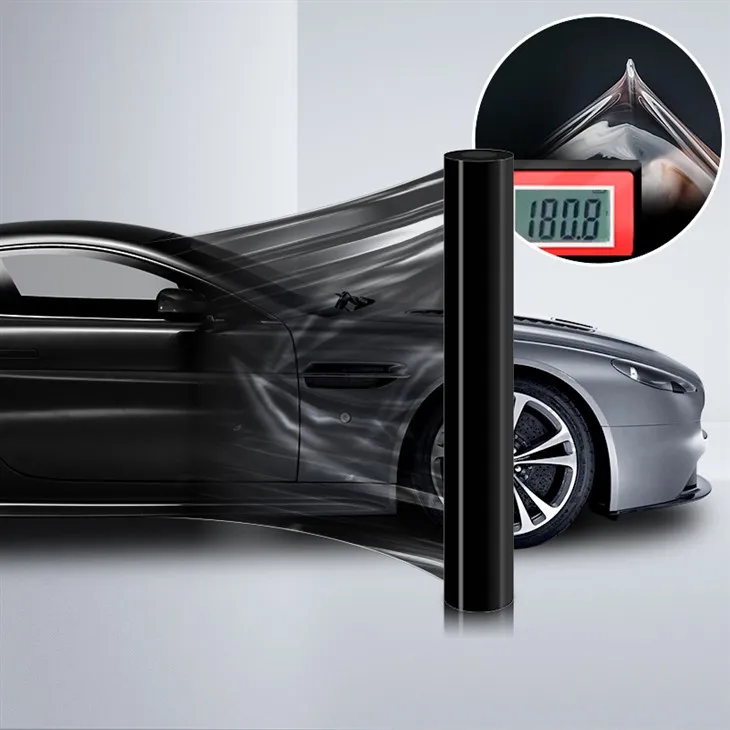 NICK Pellicola protettiva per vernice per auto PPF nera lucida